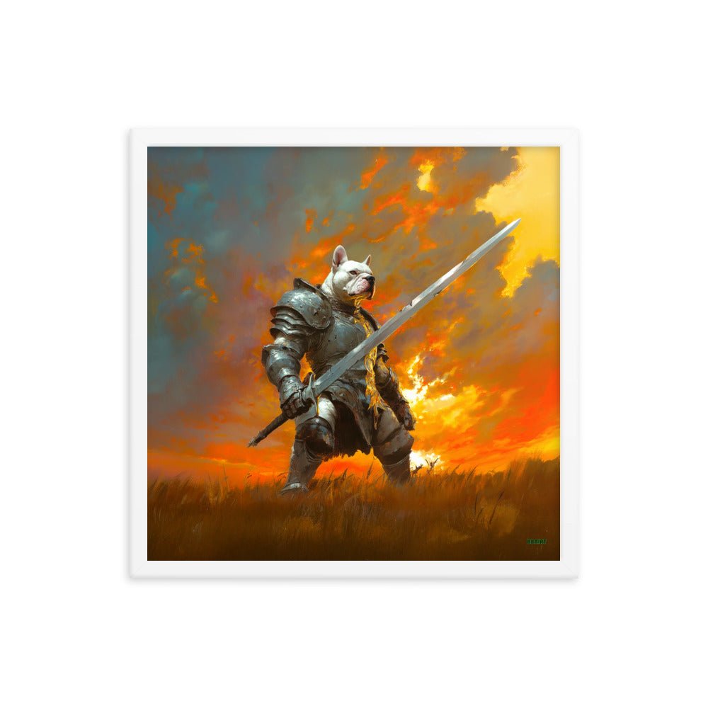 Ashenblade the Valiant – Framed Matte Poster - BBairt
