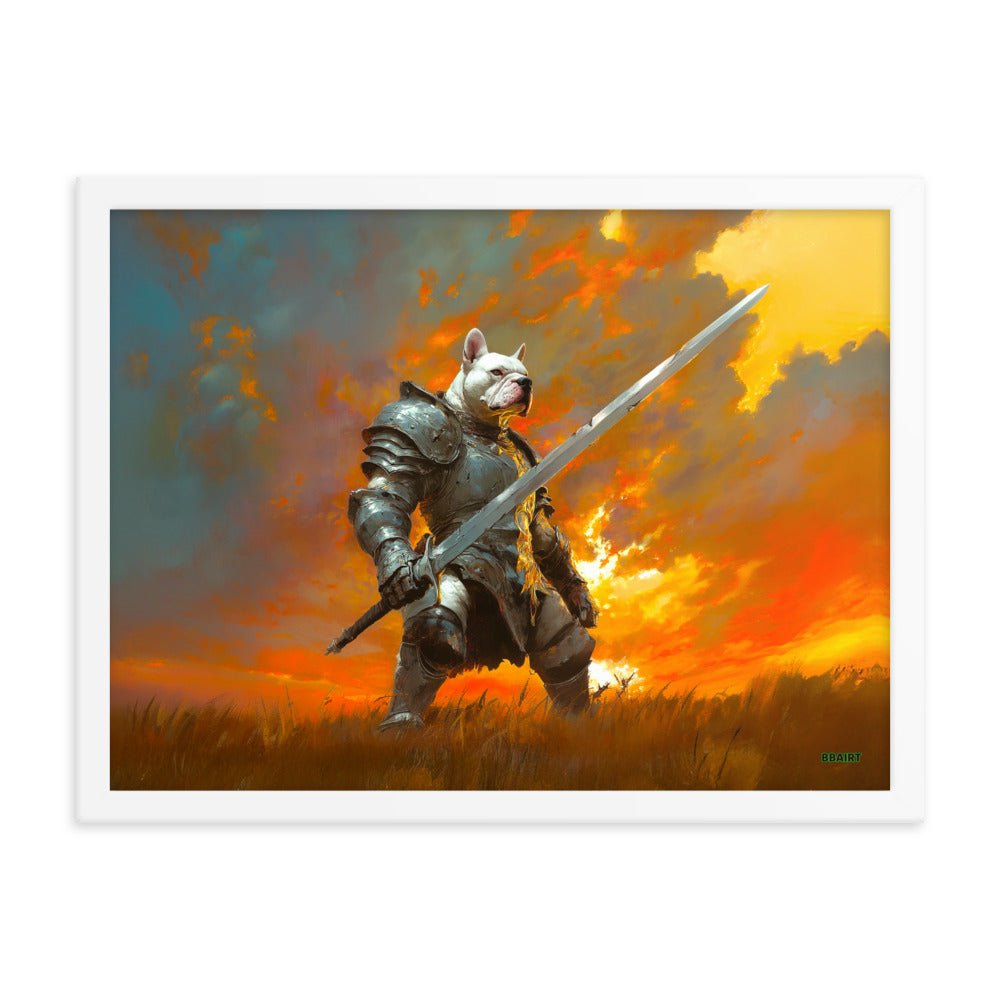Ashenblade the Valiant – Framed Matte Poster - BBairt