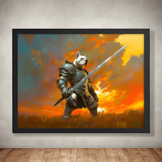 Ashenblade the Valiant – Framed Photo Paper Poster - BBairt