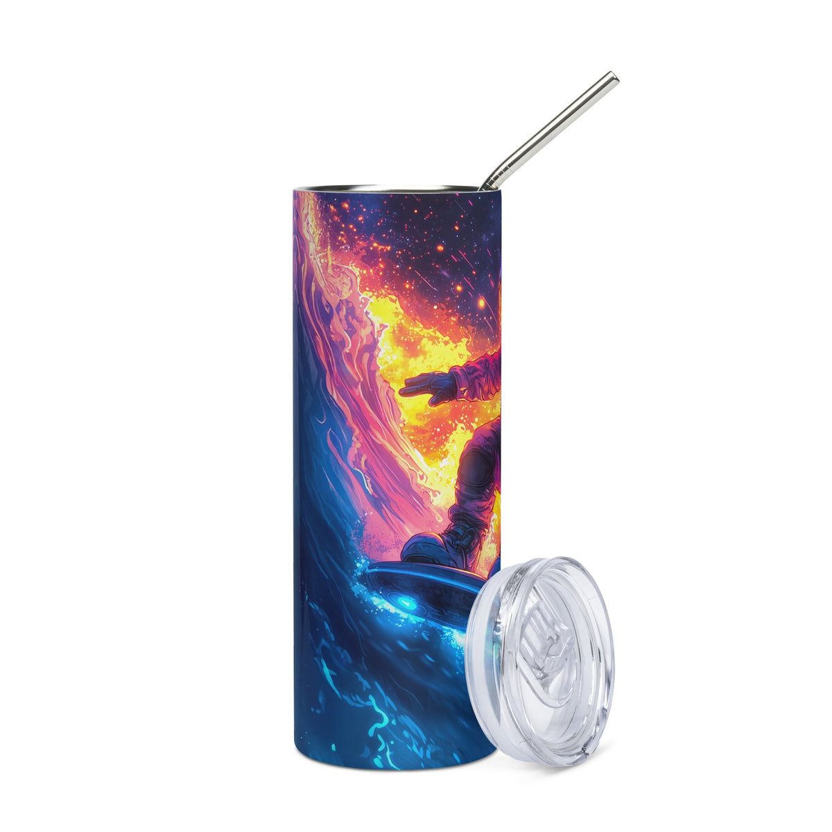 Astro Wave Rider - Stainless Steel Tumbler - BBairt