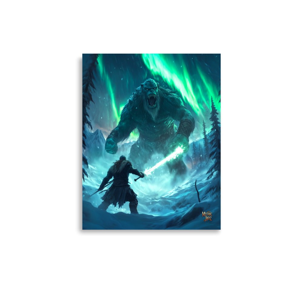 Aurora Clash Photo Paper Poster - Mythic Jheyz Collection - BBairt
