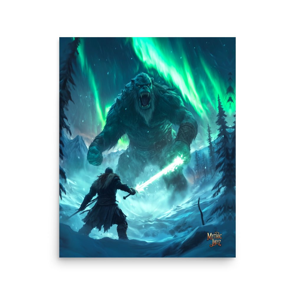 Aurora Clash Photo Paper Poster - Mythic Jheyz Collection - BBairt