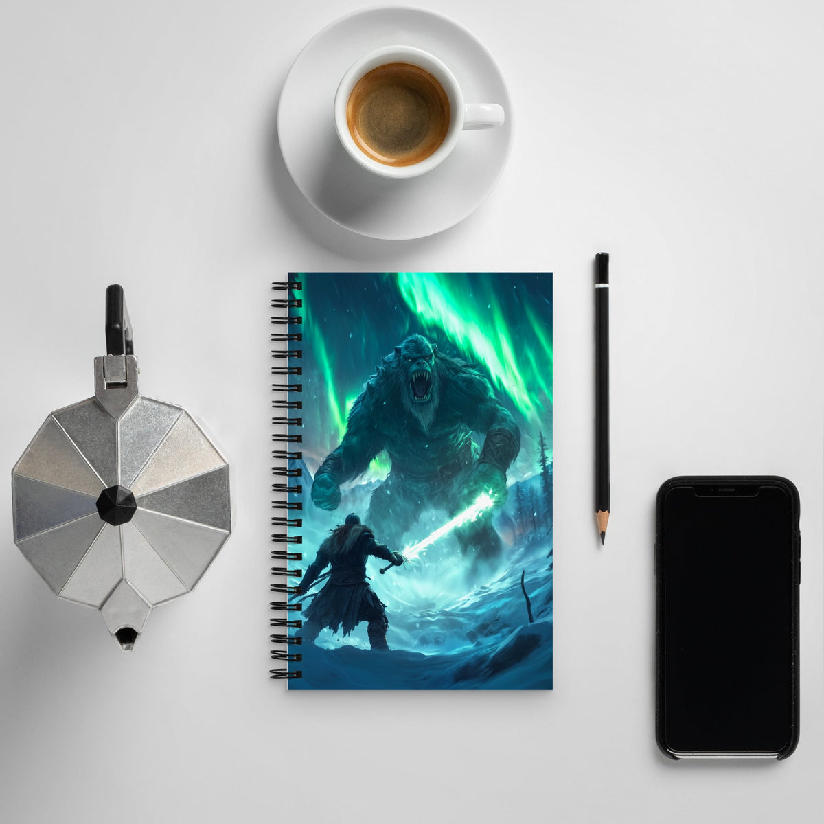 Aurora Clash Spiral Notebook - Mythic Jheyz Collection - BBairt