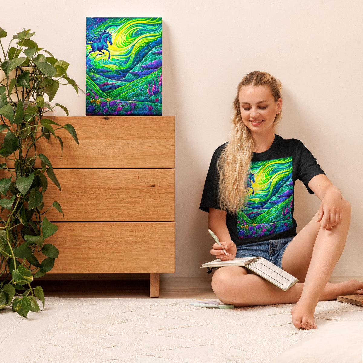 Azurea's Dreamscape - Unisex Staple T-Shirt - BBairt