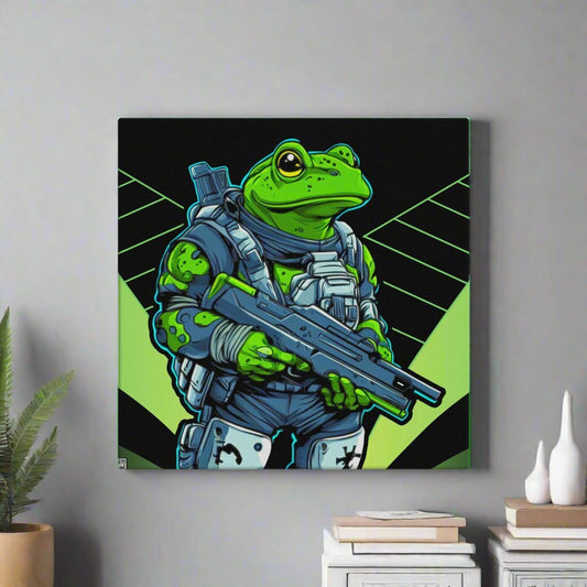 Battle Hopper - Canvas Print - BBairt