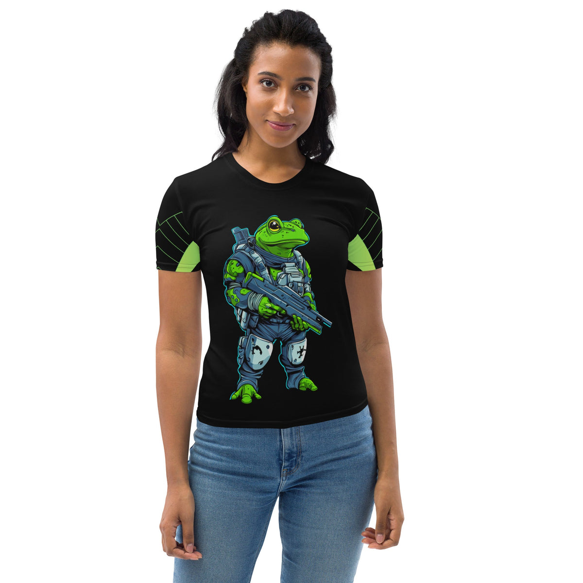 Battle Hopper - Women's All - Over Print T-Shirt - BBairt