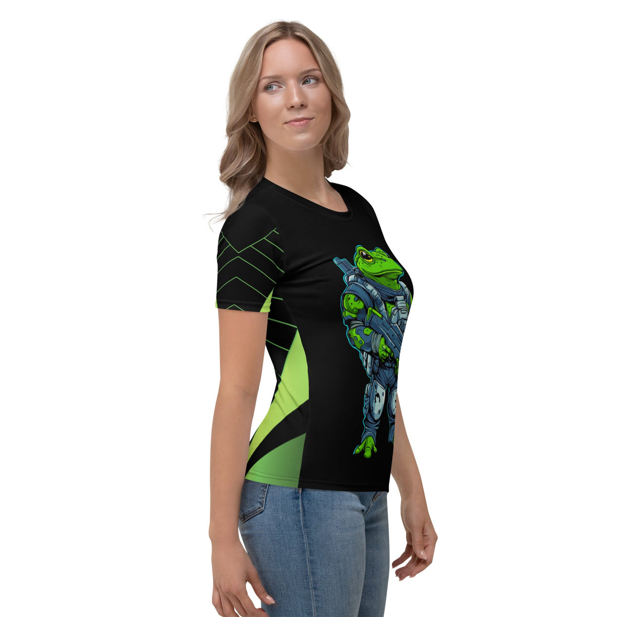 Battle Hopper - Women's All - Over Print T-Shirt - BBairt