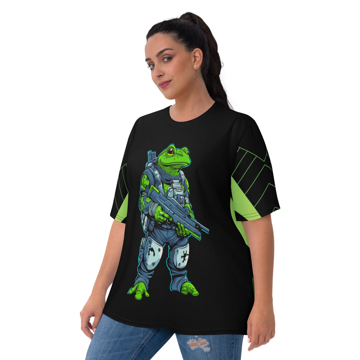 Battle Hopper - Women's All - Over Print T-Shirt - BBairt