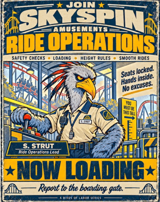 Skyspin Ride Operations – Unisex Staple T-Shirt