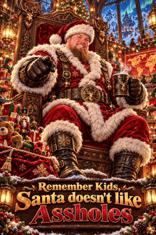 Big Ed – Throne of the North Pole – Photo Paper Poster