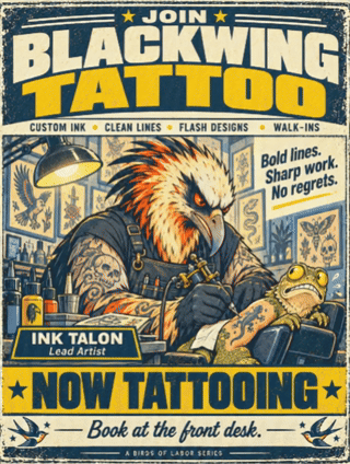 Blackwing Tattoo – Unisex Staple T-Shirt