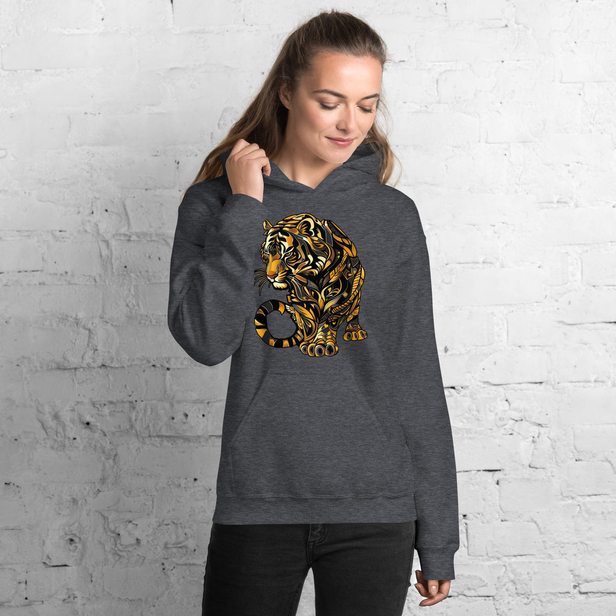 Bengal Brilliance - Unisex Gildan 18500 Hoodie - BBairt
