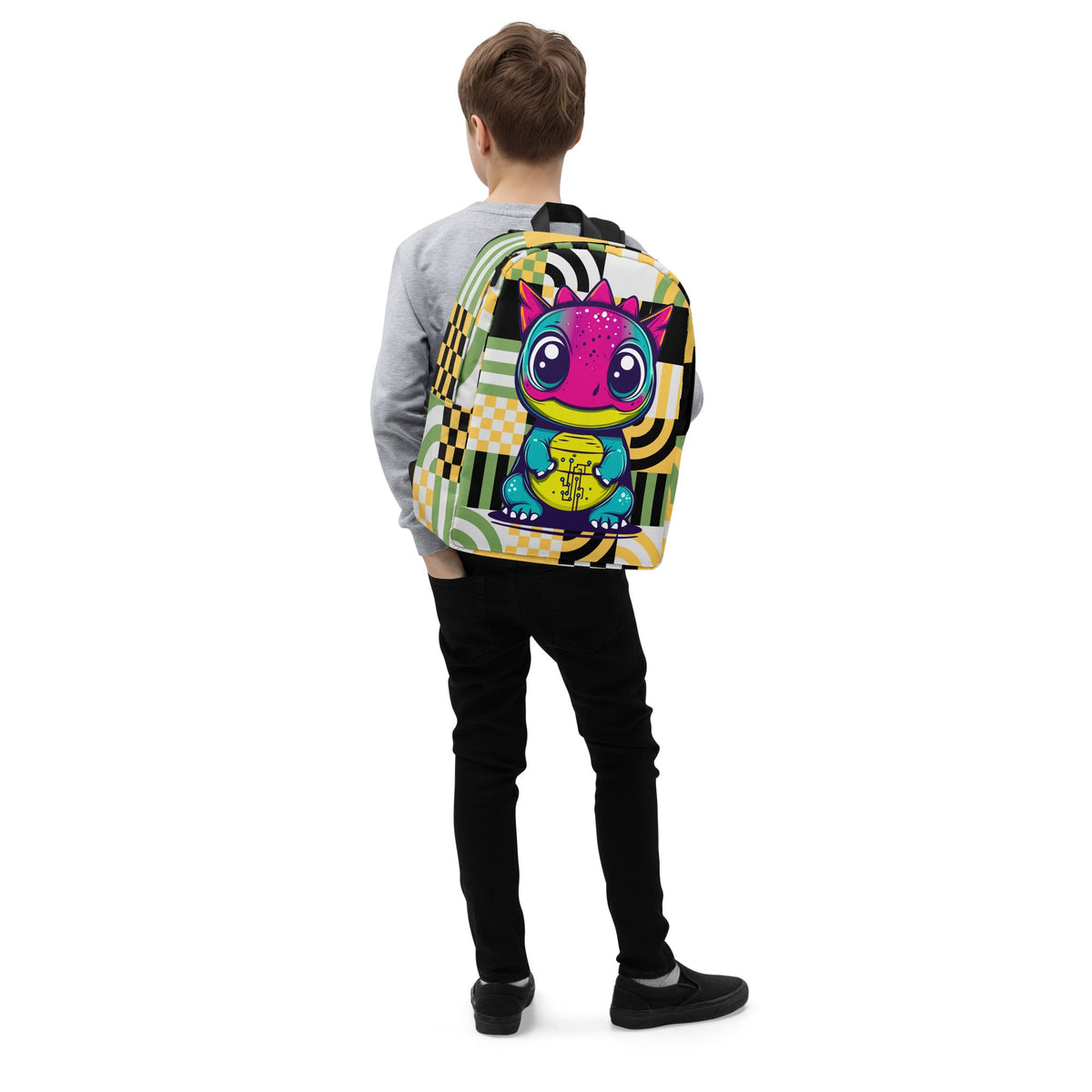 Bitzy the Cyberhatchling - Minimalist Backpack - BBairt