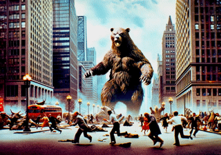 Chicago Grizzler – Photo Paper Poster