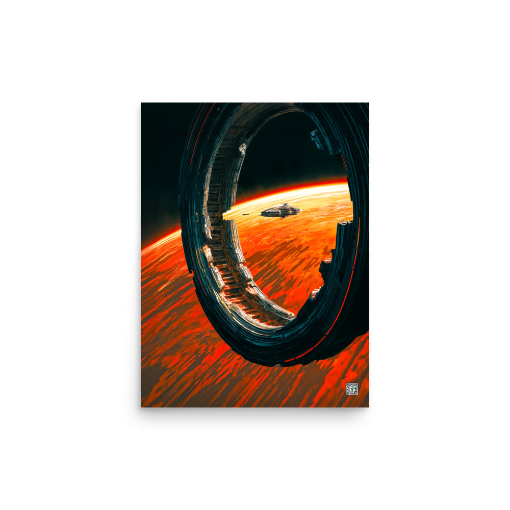 The Broken Meridian by BBairt — unframed 12 × 16 inch photo paper poster
