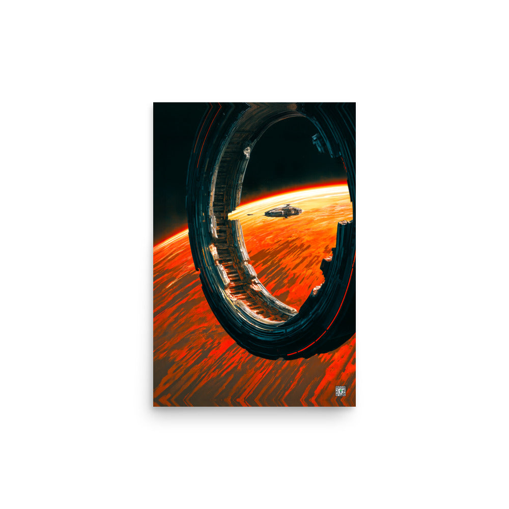 The Broken Meridian by BBairt — unframed 12 × 18 inch photo paper poster