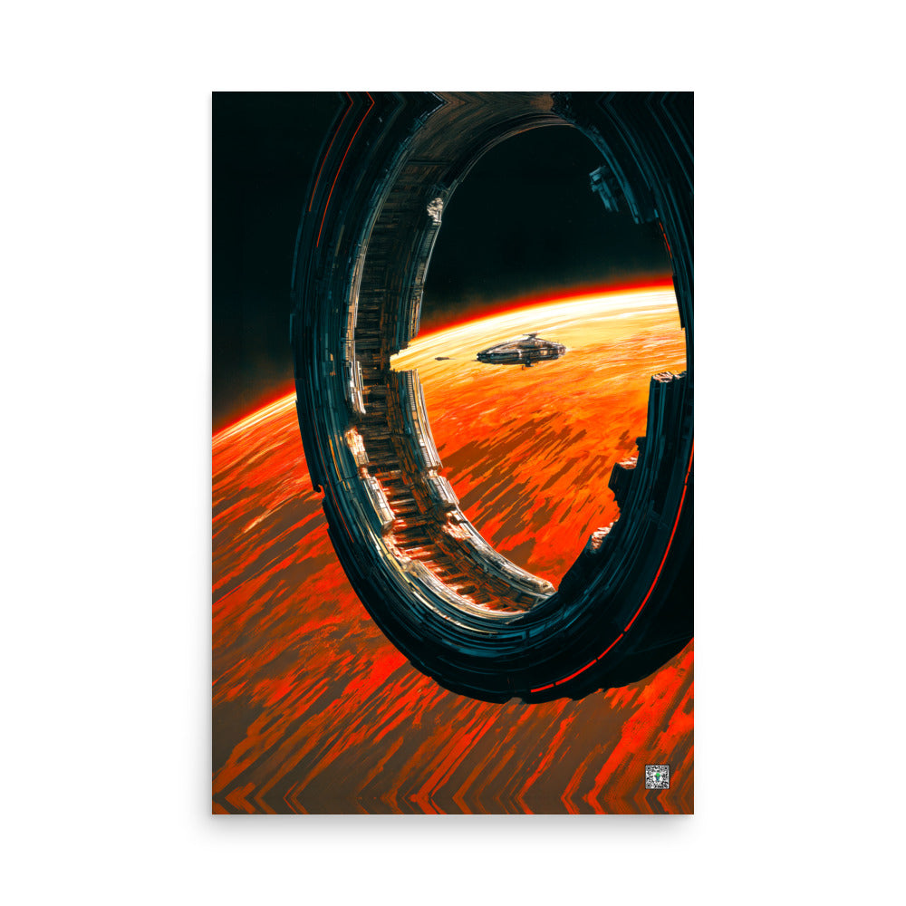 The Broken Meridian by BBairt — unframed 24 × 36 inch photo paper poster