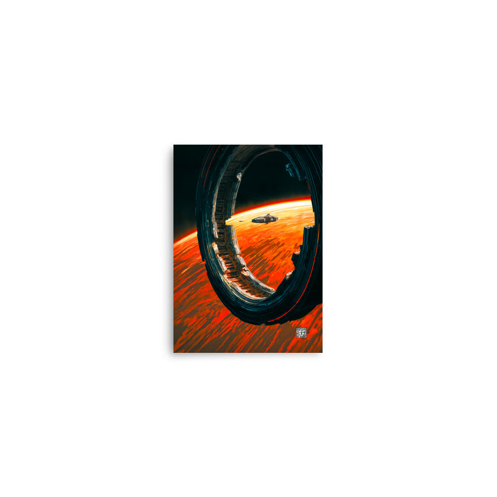 The Broken Meridian by BBairt — unframed 5 × 7 inch photo paper poster
