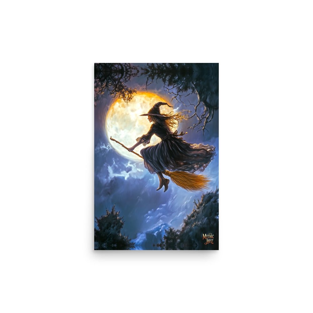 Broom and Gloom Photo Paper Poster - Mythic Jheyz Collection - BBairt