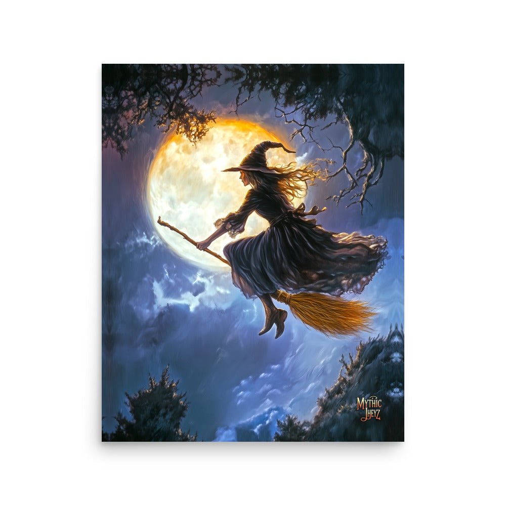 Broom and Gloom Photo Paper Poster - Mythic Jheyz Collection - BBairt
