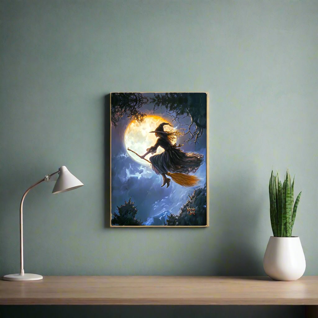 Broom and Gloom Photo Paper Poster - Mythic Jheyz Collection - BBairt