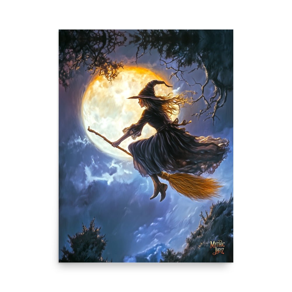 Broom and Gloom Photo Paper Poster - Mythic Jheyz Collection - BBairt
