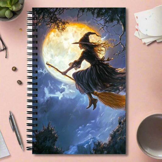 Broom and Gloom Spiral Notebook - Mythic Jheyz Collection - BBairt