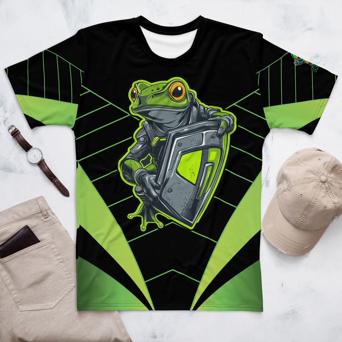 Bullfrog Battalion - All - Over Print T-Shirt - BBairt