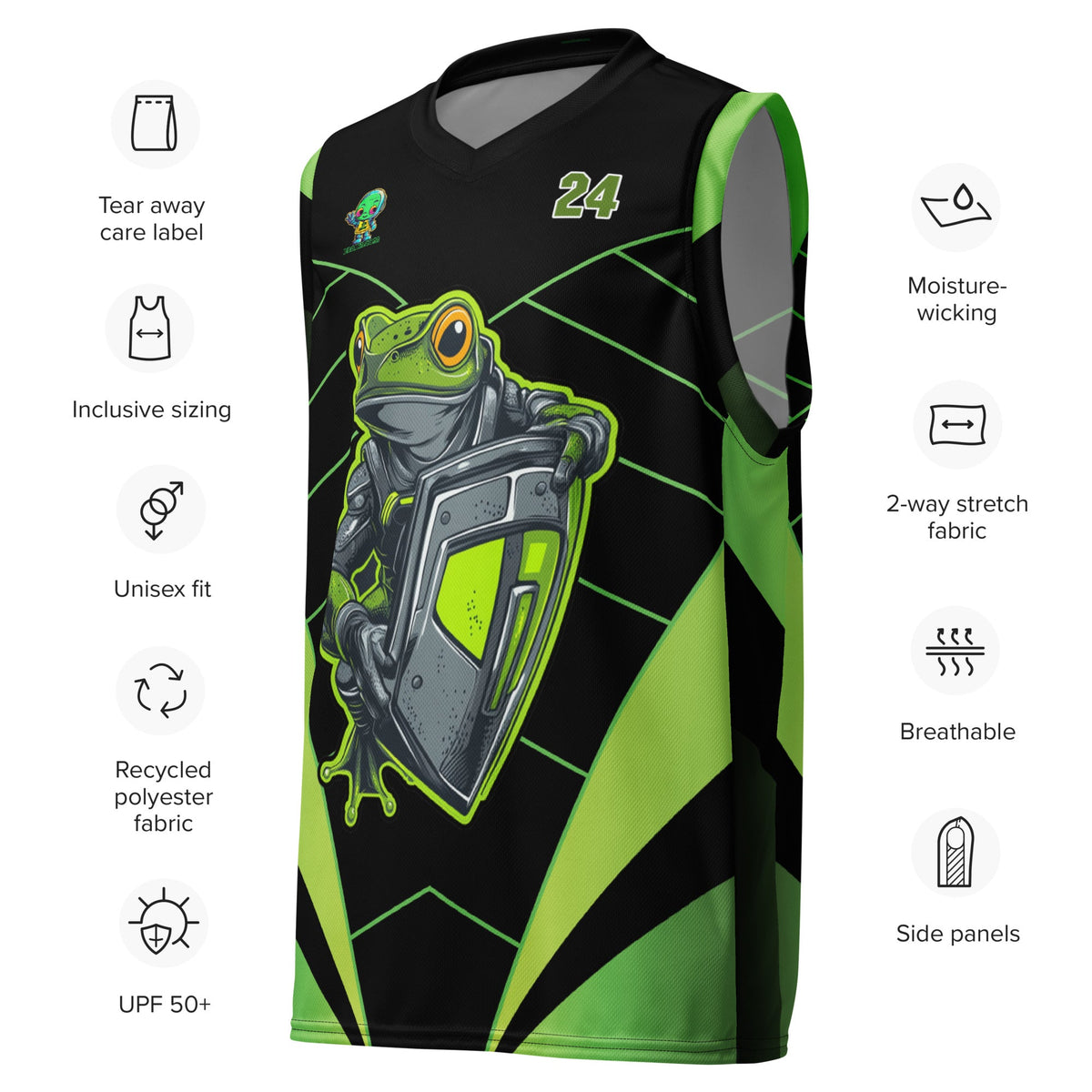 Bullfrog Battalion - Basketball Jersey - BBairt