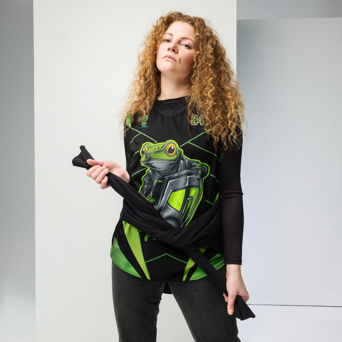 Bullfrog Battalion - Basketball Jersey - BBairt
