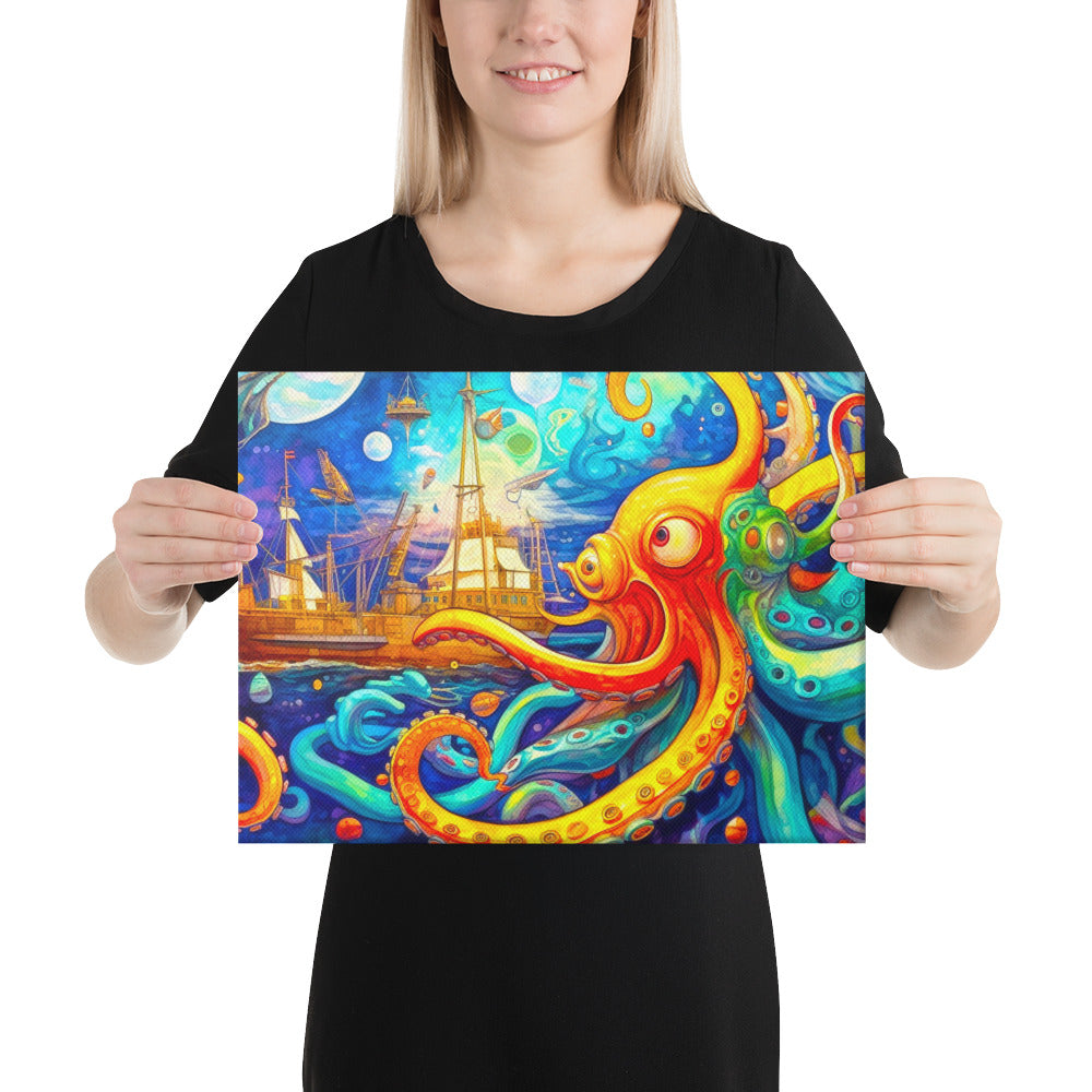 Celestia's Embrace - Canvas Print