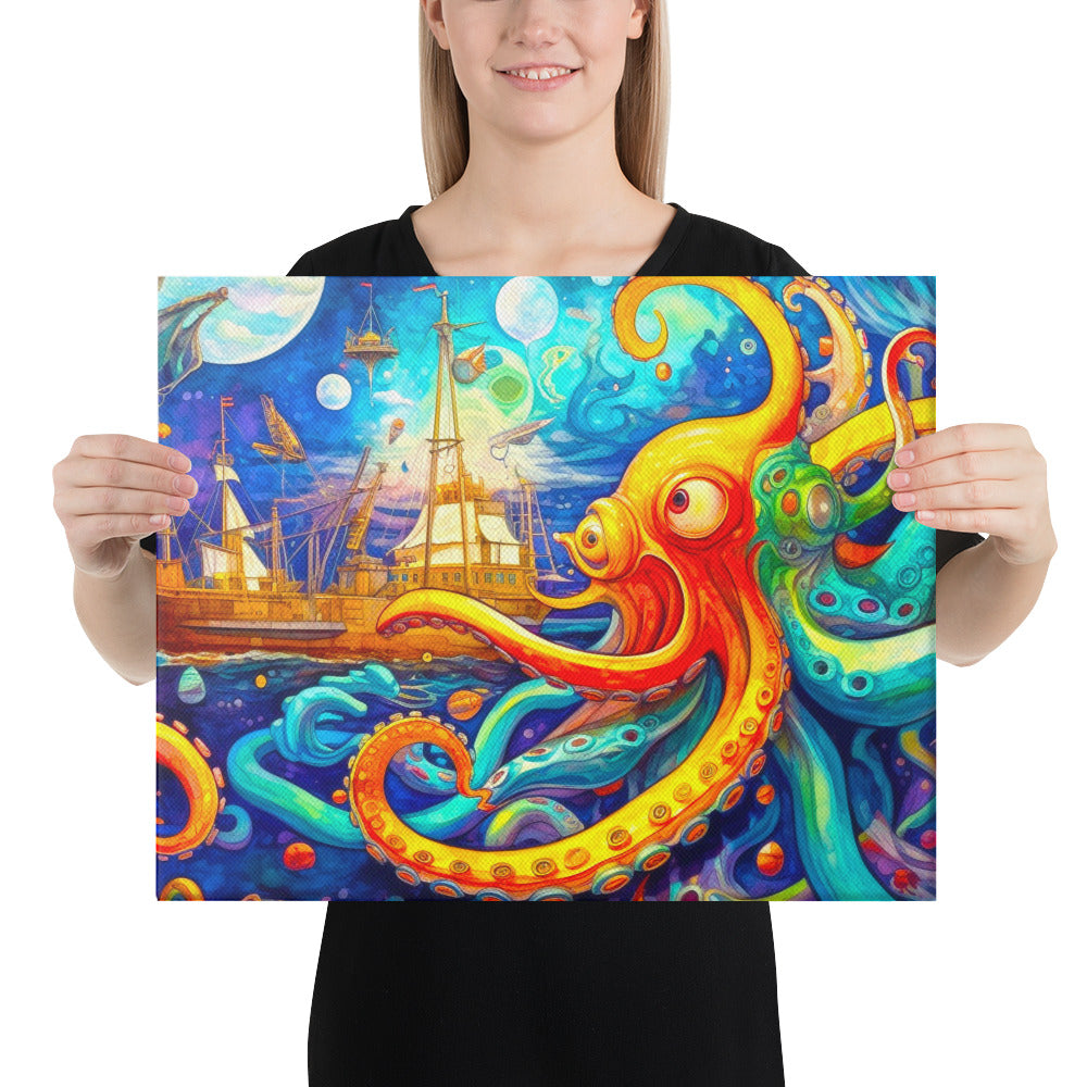 Celestia's Embrace - Canvas Print