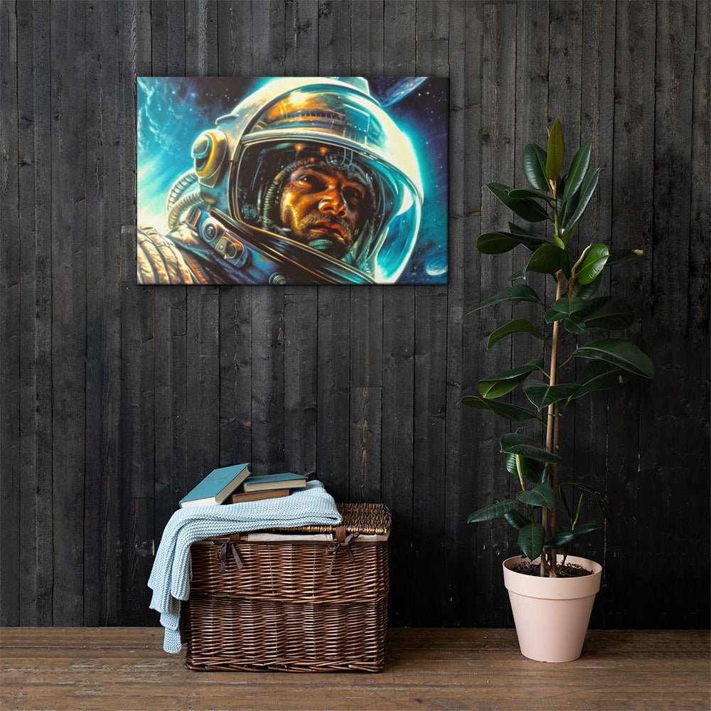 Daniel Clark, IEA Astronaut - Canvas Print