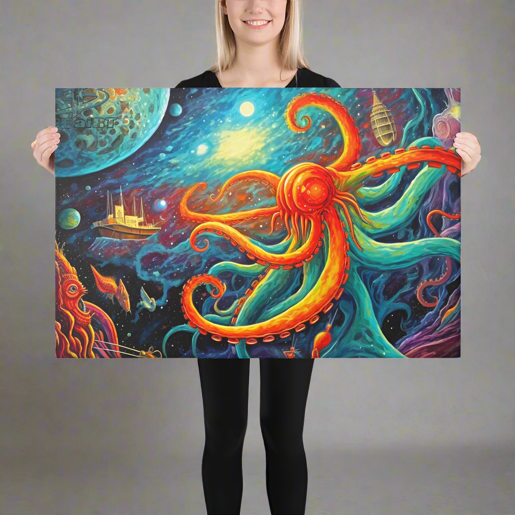 Galactic Confrontation - Canvas Print