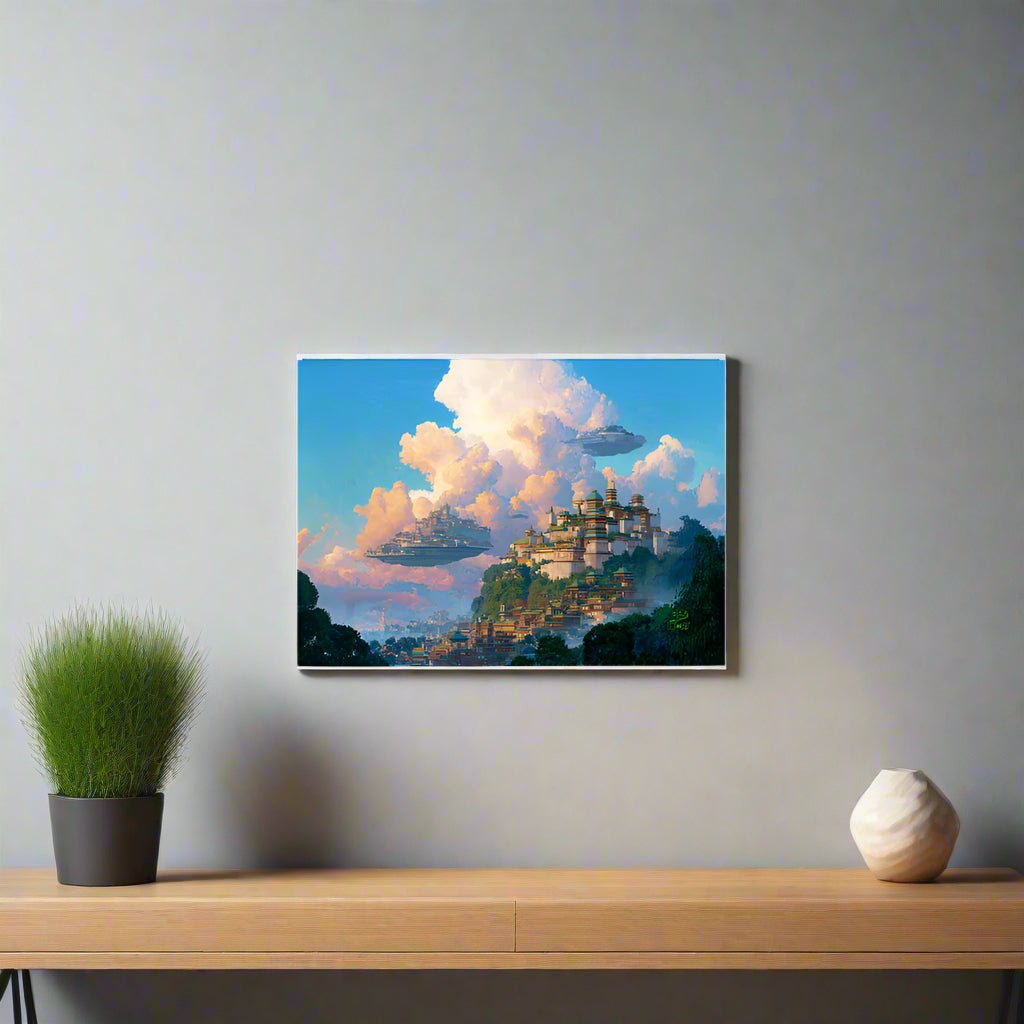 Citadels of the Cumulus Way – Photo Paper Poster - BBairt