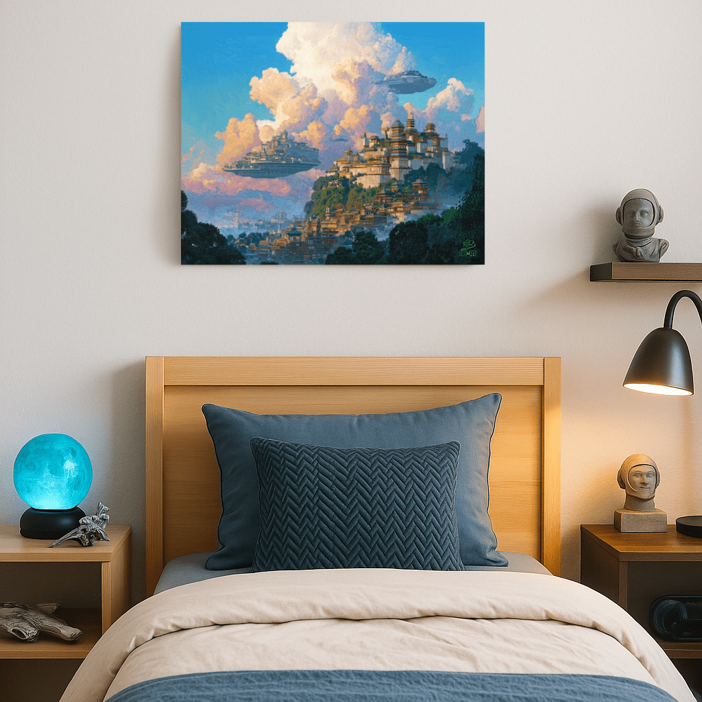 Citadels of the Cumulus Way – Photo Paper Poster - BBairt