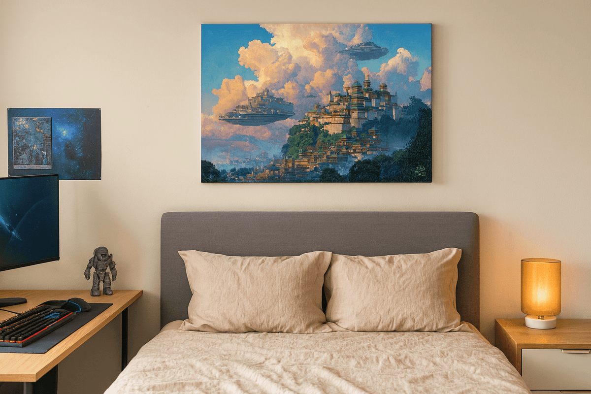 Citadels of the Cumulus Way – Photo Paper Poster - BBairt