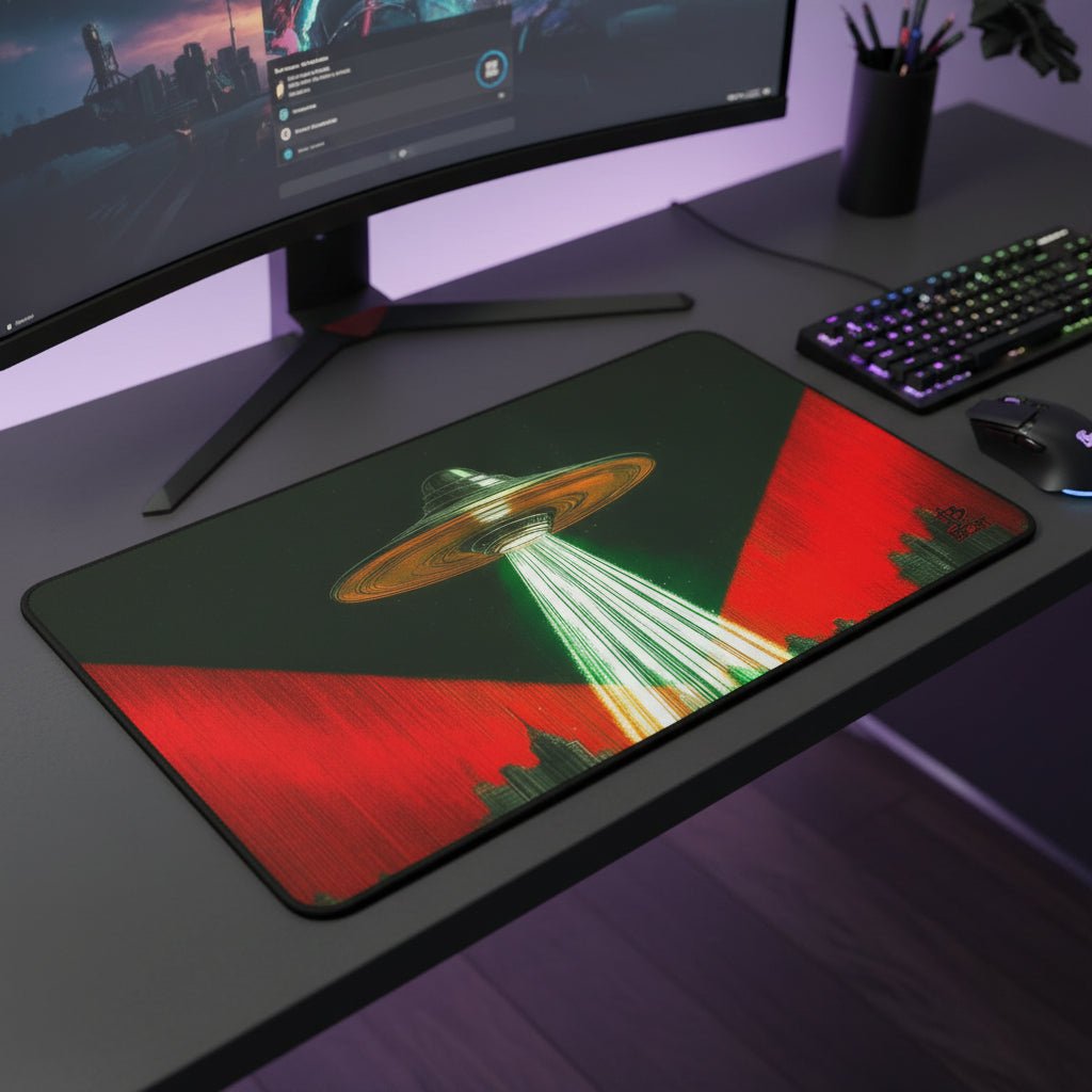 City of Beams Desk Mat from BBairt