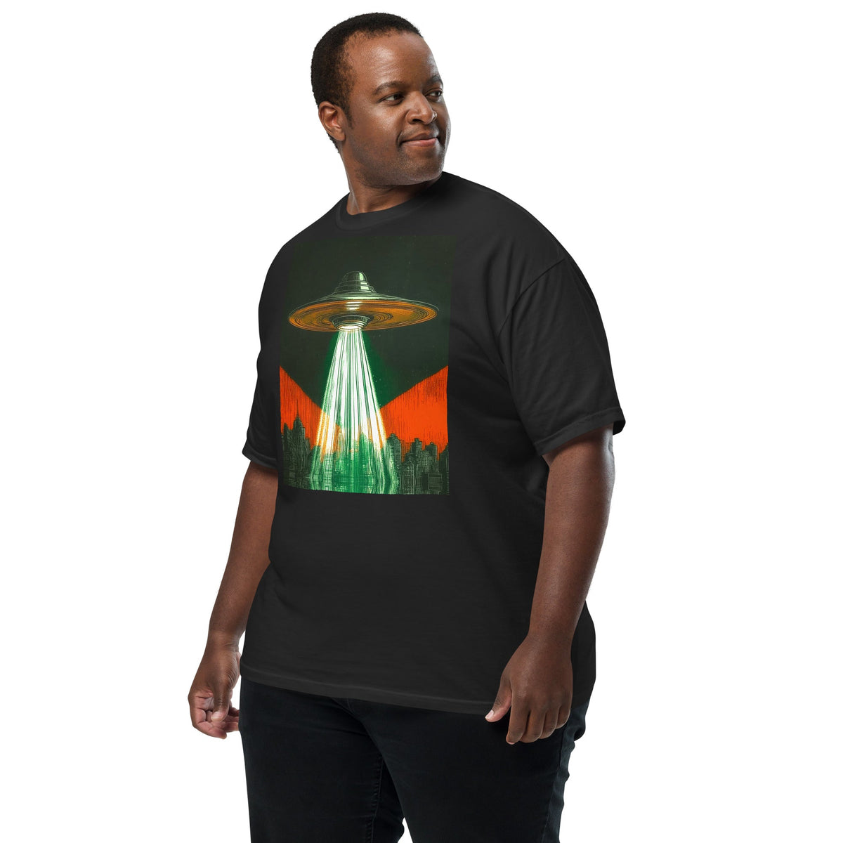 City of Beams - Unisex garment - dyed heavyweight t-shirt - BBairt