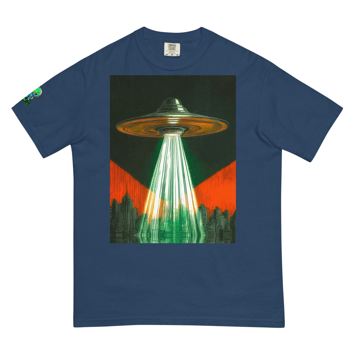 City of Beams - Unisex garment - dyed heavyweight t-shirt - BBairt