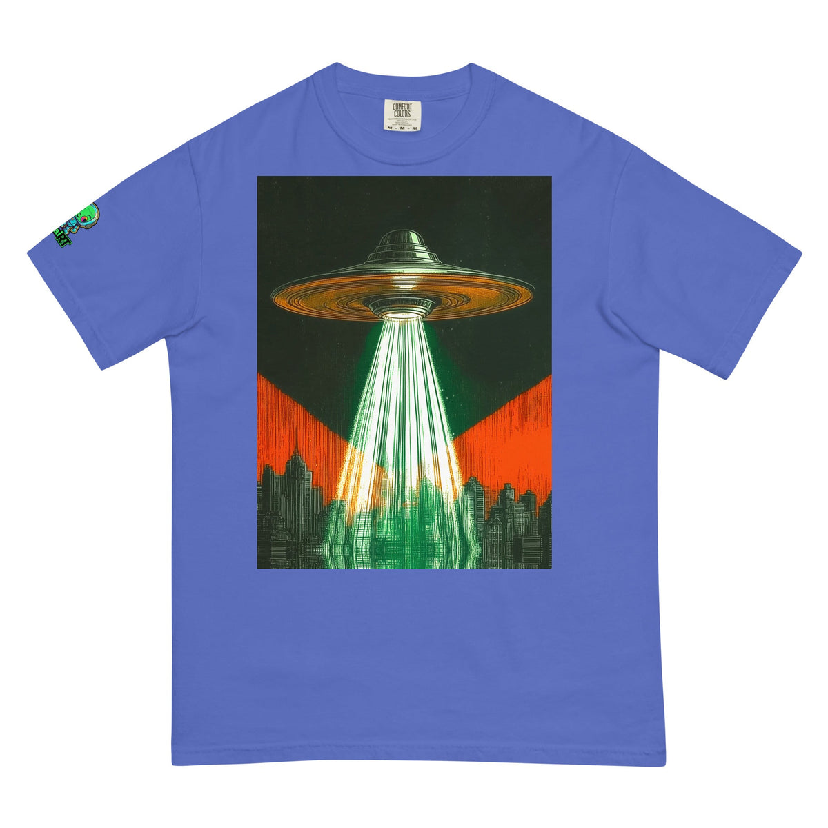 City of Beams - Unisex garment - dyed heavyweight t-shirt - BBairt