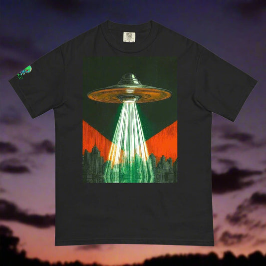 City of Beams - Unisex garment - dyed heavyweight t-shirt - BBairt