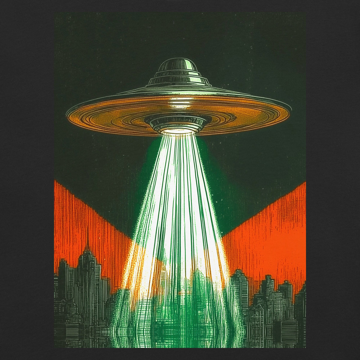 City of Beams - Unisex garment - dyed heavyweight t-shirt - BBairt