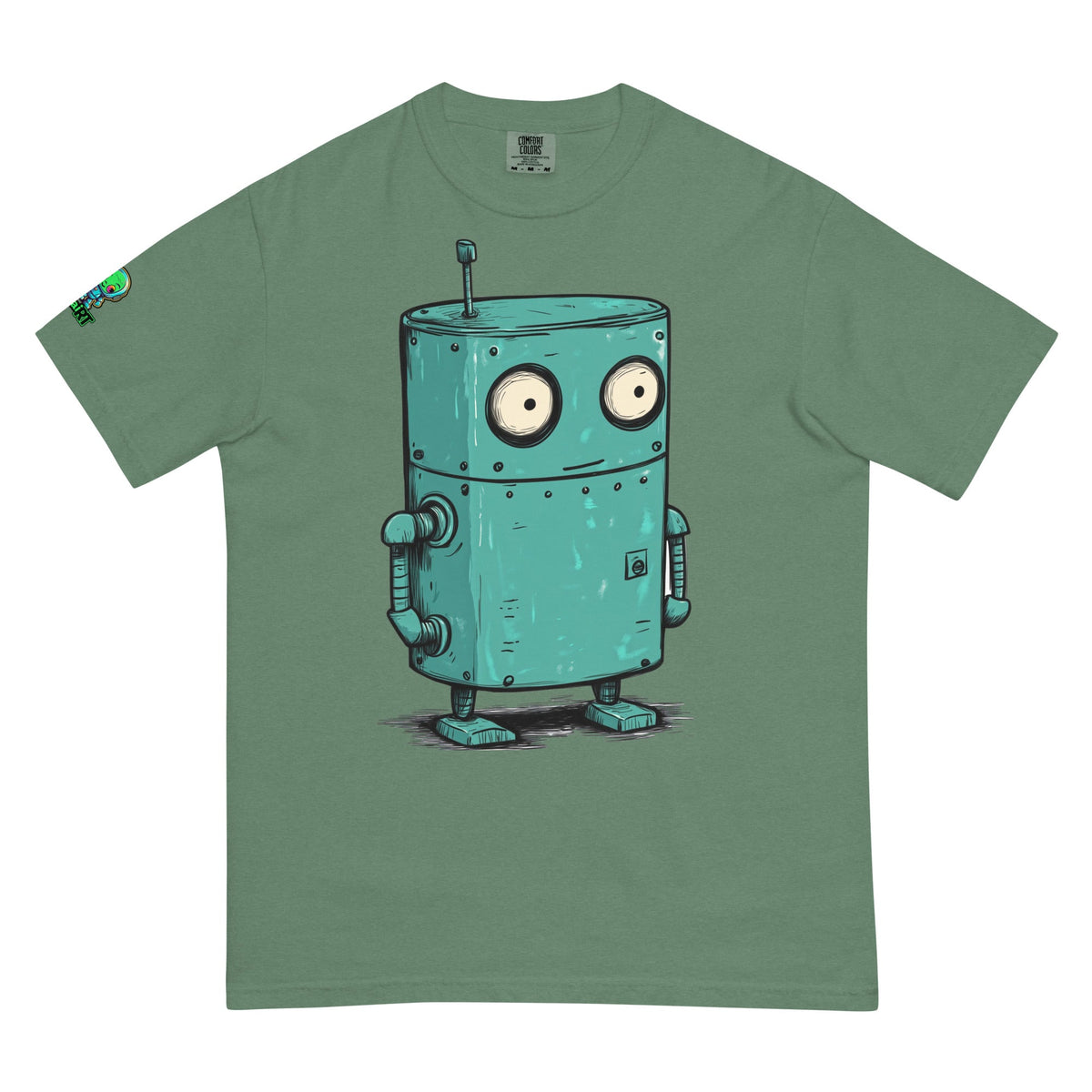 Clyde the Loyal Droid - Unisex garment - dyed heavyweight t-shirt - BBairt