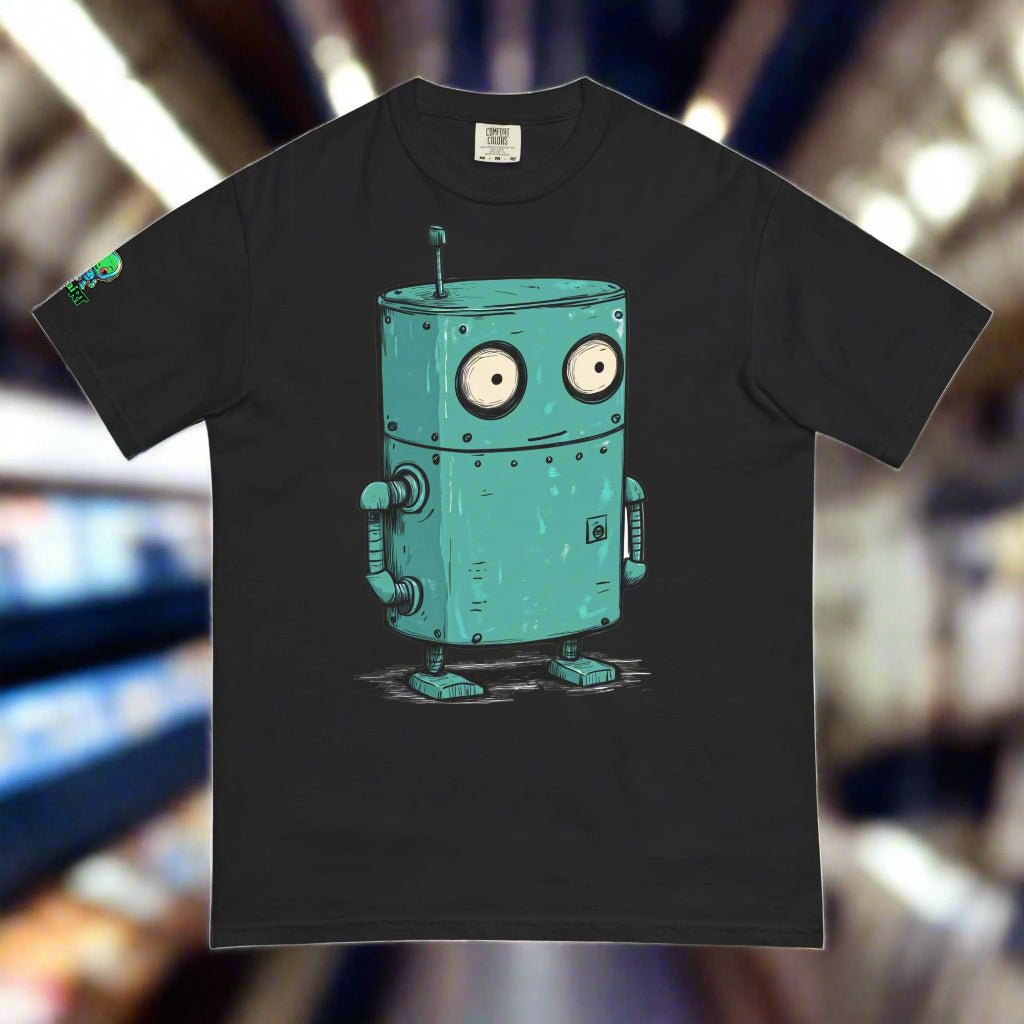Clyde the Loyal Droid - Unisex garment - dyed heavyweight t-shirt - BBairt