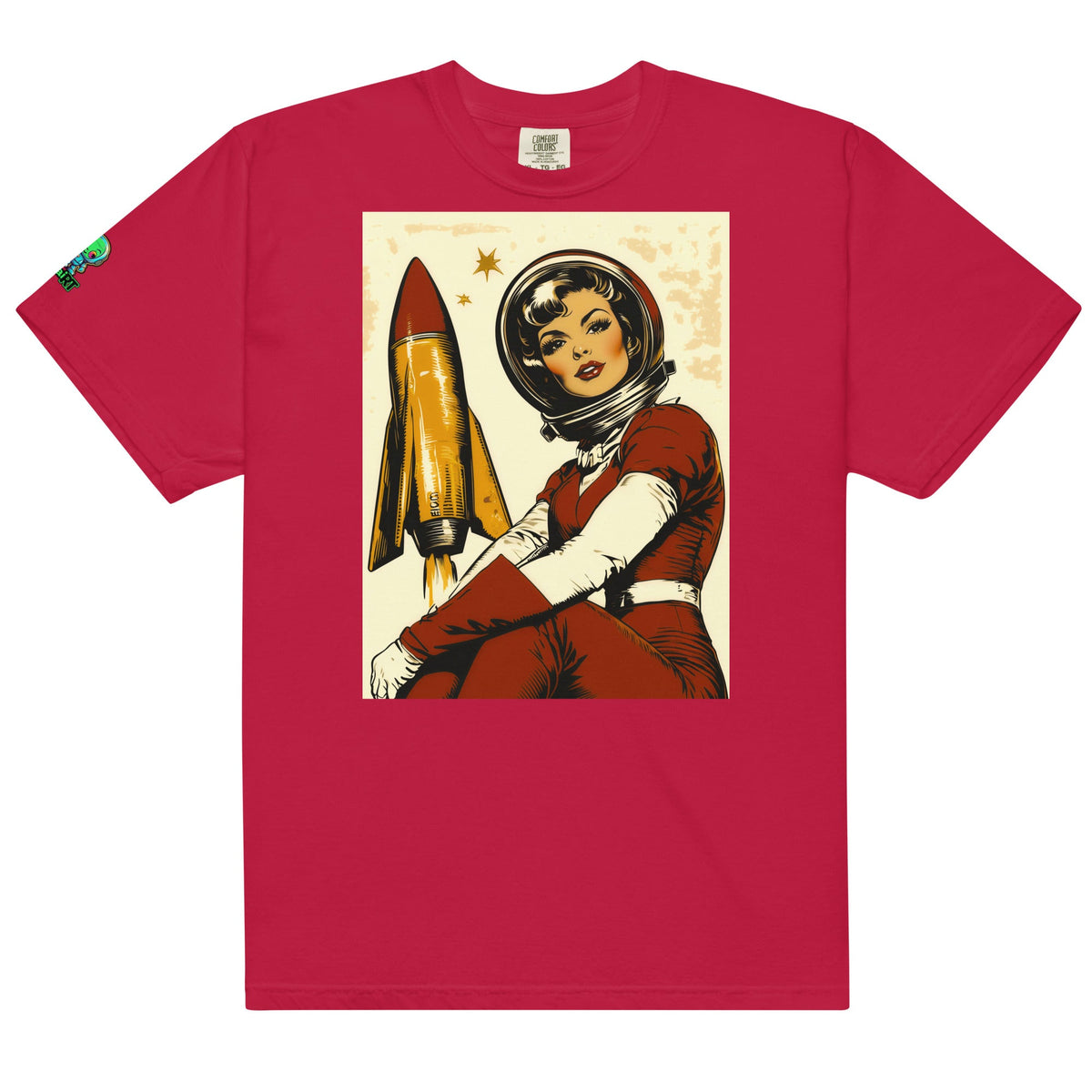 Cosmic Pioneer - Unisex garment - dyed heavyweight t-shirt - BBairt