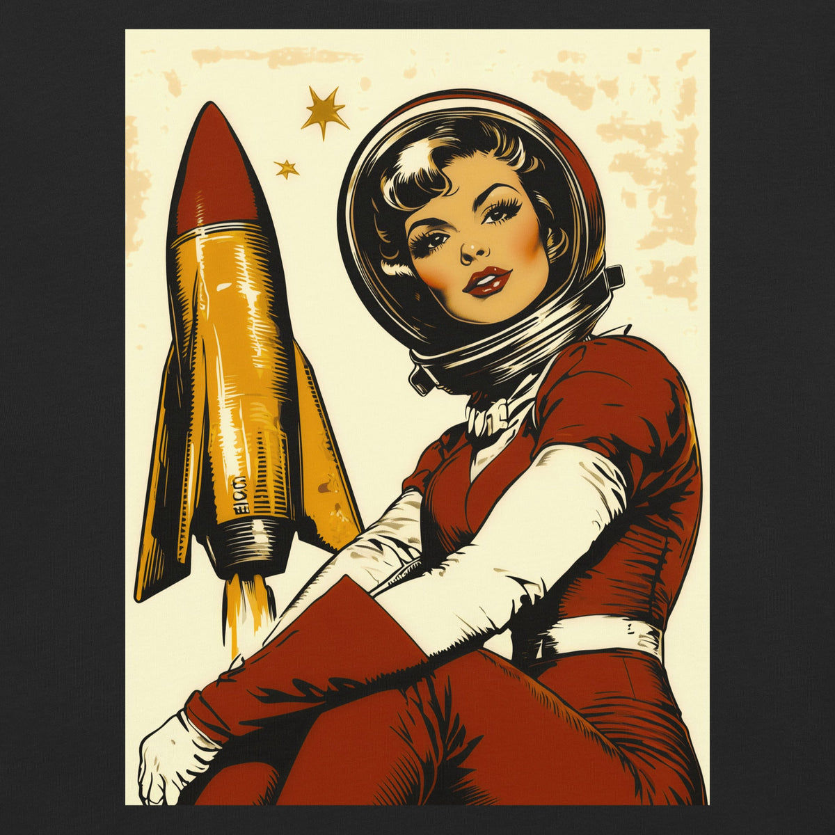 Cosmic Pioneer - Unisex garment - dyed heavyweight t-shirt - BBairt