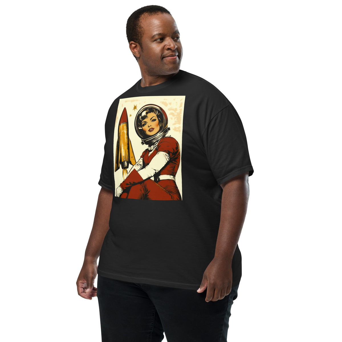 Cosmic Pioneer - Unisex garment - dyed heavyweight t-shirt - BBairt