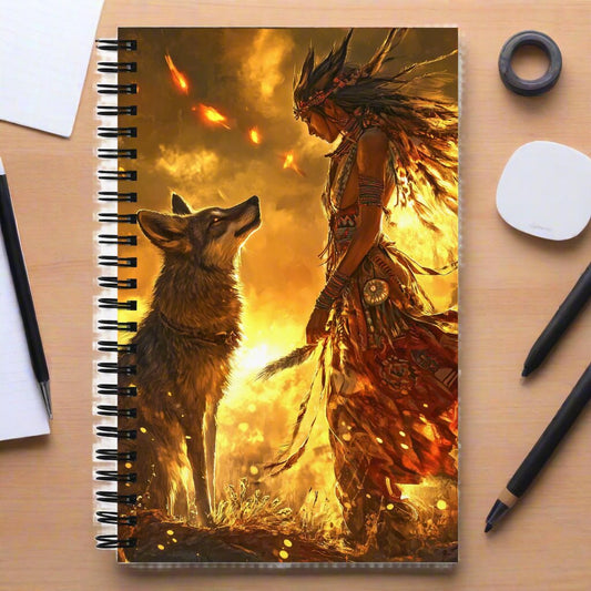 Dawn of the Skinwalker Spiral Notebook - Mythic Jheyz Collection - BBairt