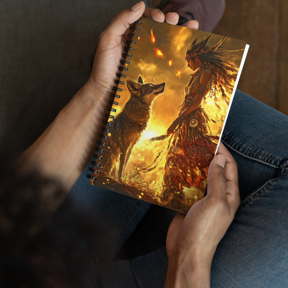 Dawn of the Skinwalker Spiral Notebook - Mythic Jheyz Collection - BBairt
